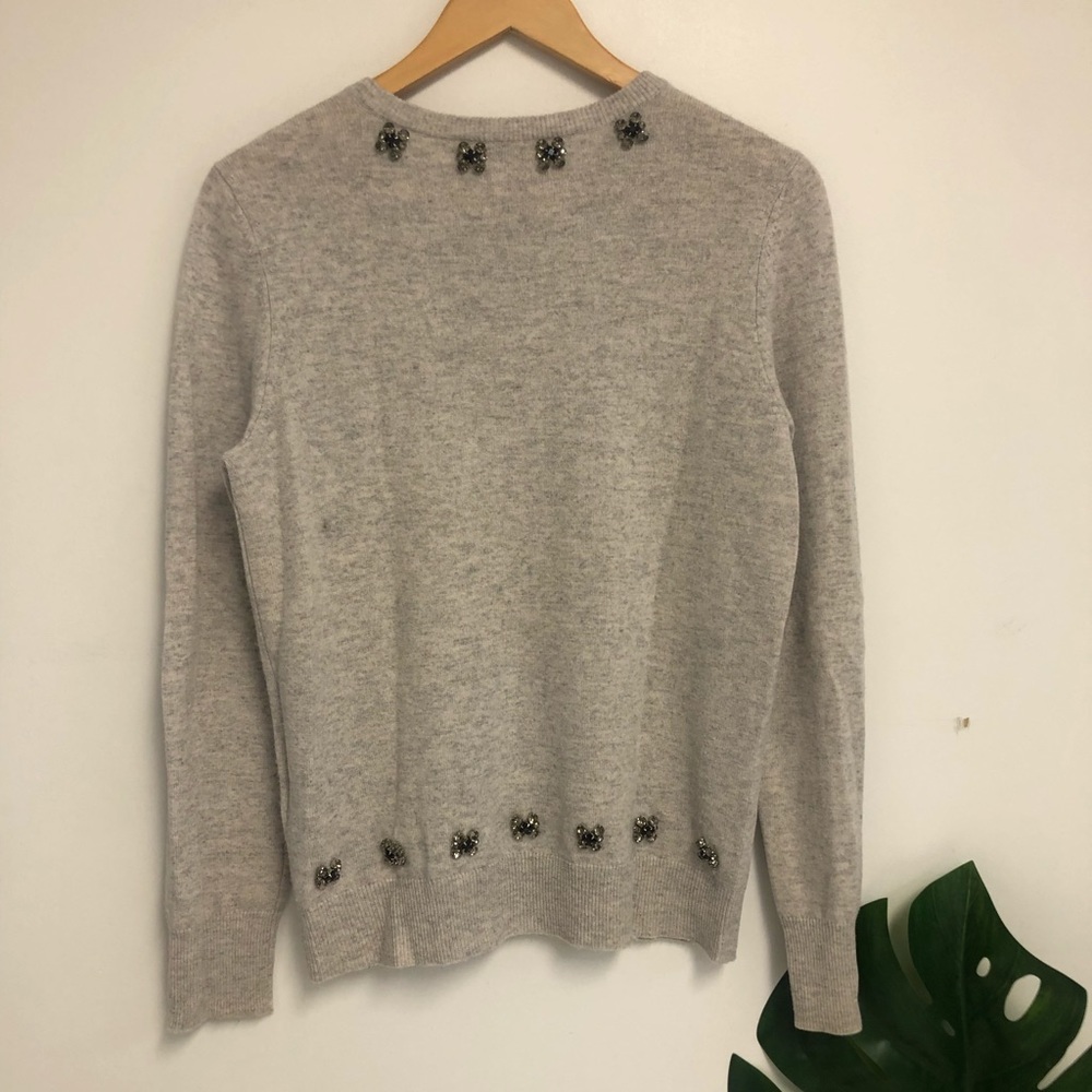 Equipment Femme Cashmere Rhinestone Sweater - Picture 6 of 8